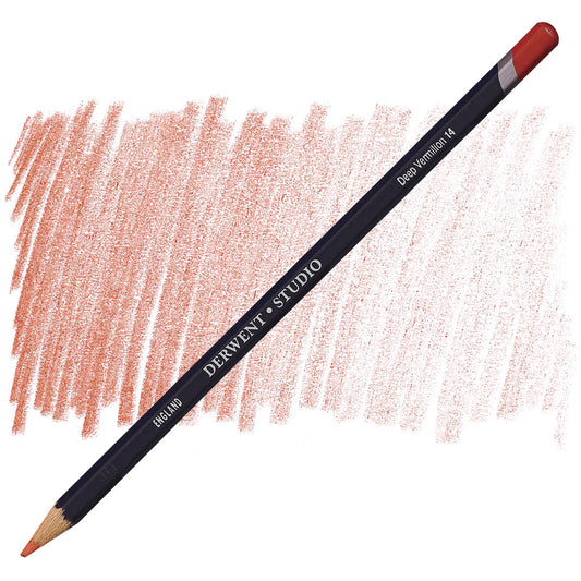 Derwent Studio Pencil 14 Deep Vermilion