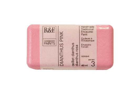 R&F Encaustic Wax Paint 40ml Dianthus Pink