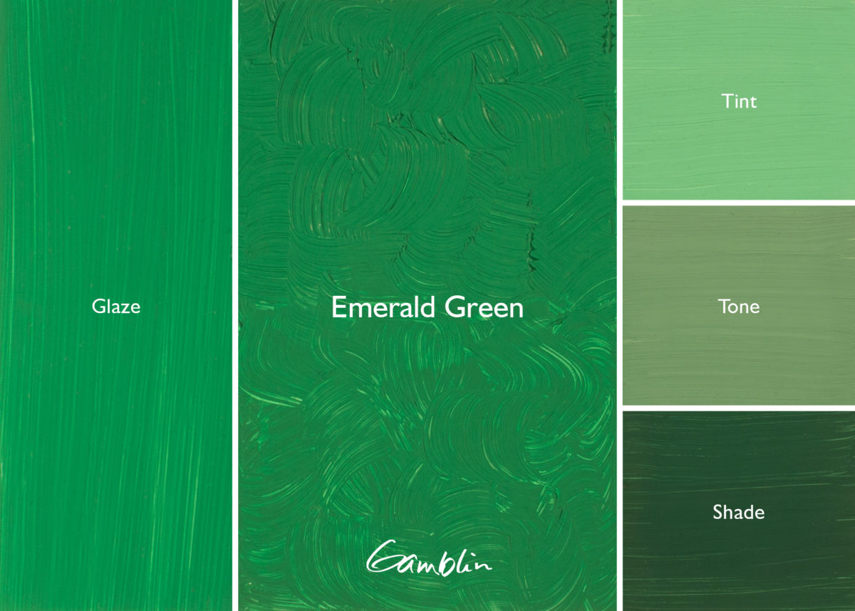 Gamblin Artist Oil Mineral 150ml Series 2 Emerald Green