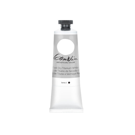 Gamblin Artist Oil 37ml Series 1 Fast Dry Titanium White / Quick Dry White