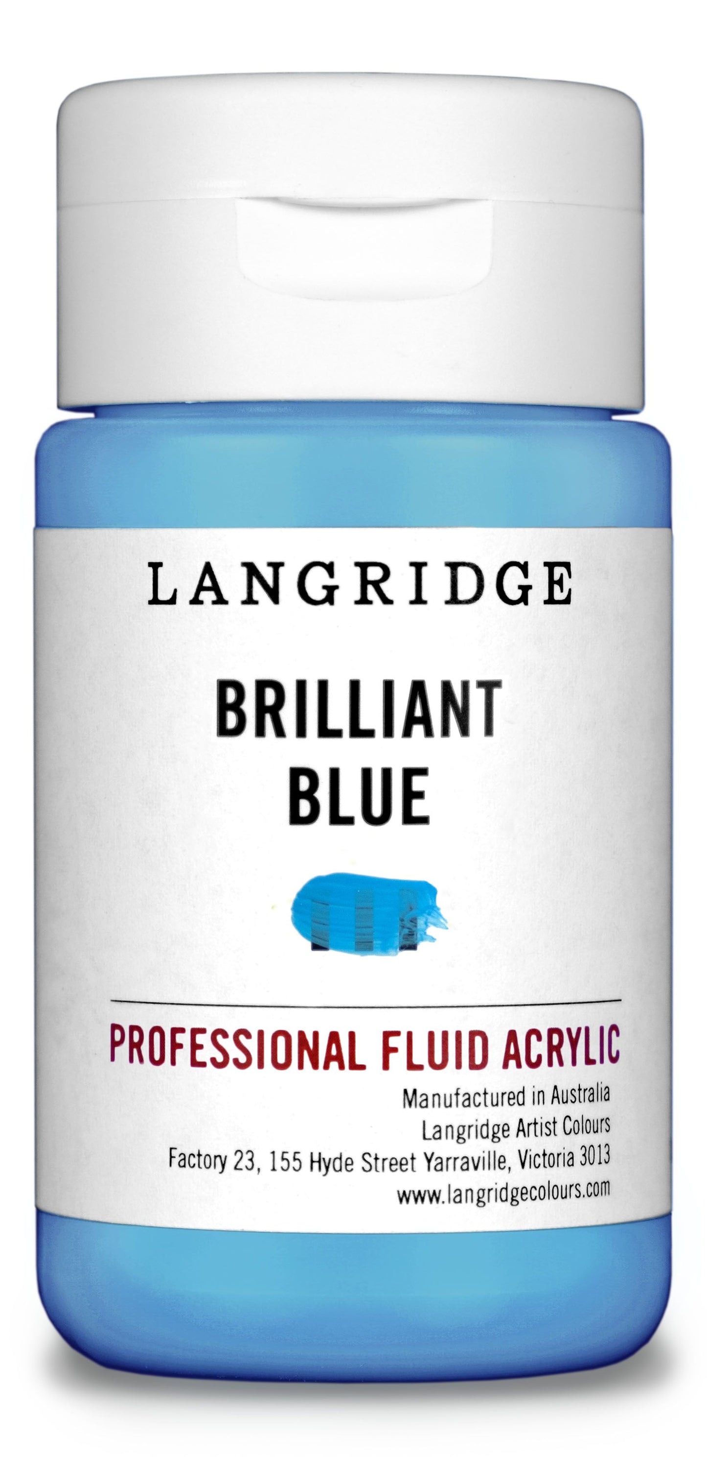 Langridge Fluid Acrylic 125ml Series 2 Brilliant Blue