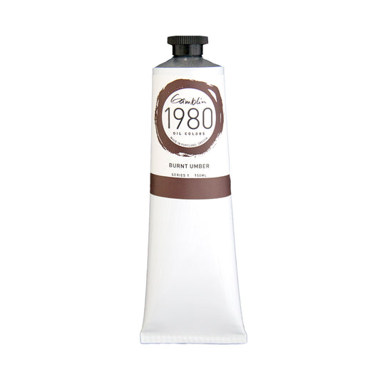 Gamblin 1980 Oil Colour 150ml Burnt Umber