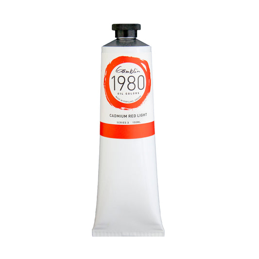Gamblin 1980 Oil Colour 150ml Cadmium Red Light