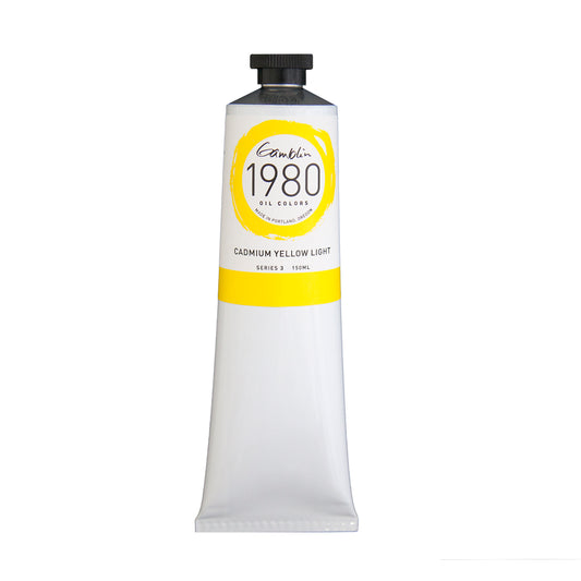 Gamblin 1980 Oil Colour 150ml Cadmium Yellow Light