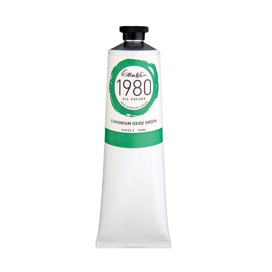 Gamblin 1980 Oil Colour 150ml Chromium Oxide Green
