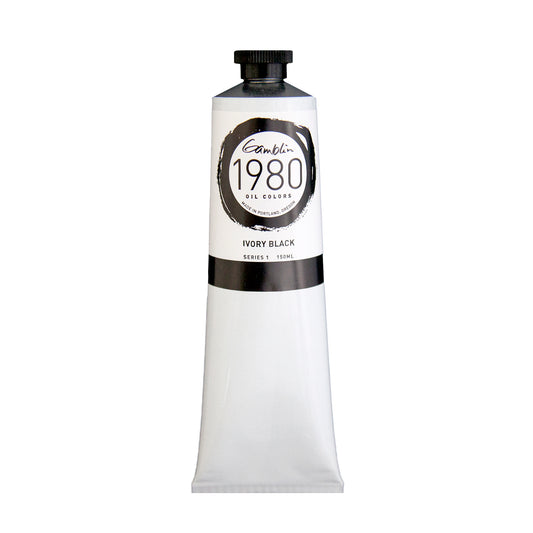 Gamblin 1980 Oil Colour 150ml Ivory Black