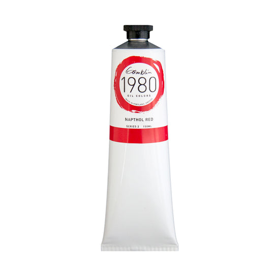Gamblin 1980 Oil Colour 150ml Napthol Red