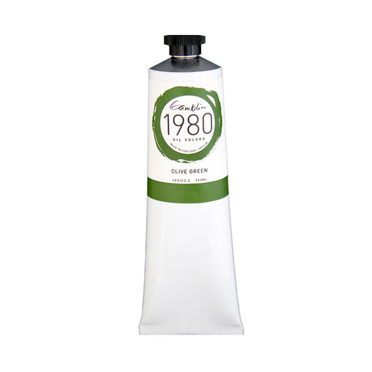 Gamblin 1980 Oil Colour 150ml Olive Green