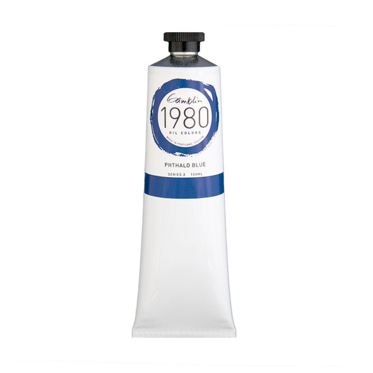 Gamblin 1980 Oil Colour 150ml Phthalo Blue