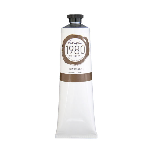 Gamblin 1980 Oil Colour 150ml Raw Umber