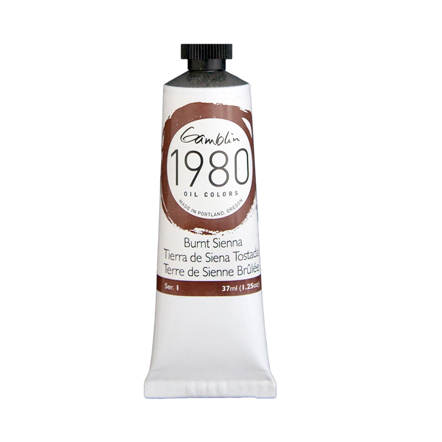 Gamblin 1980 Oil Colour 37ml Series 1 Burnt Sienna