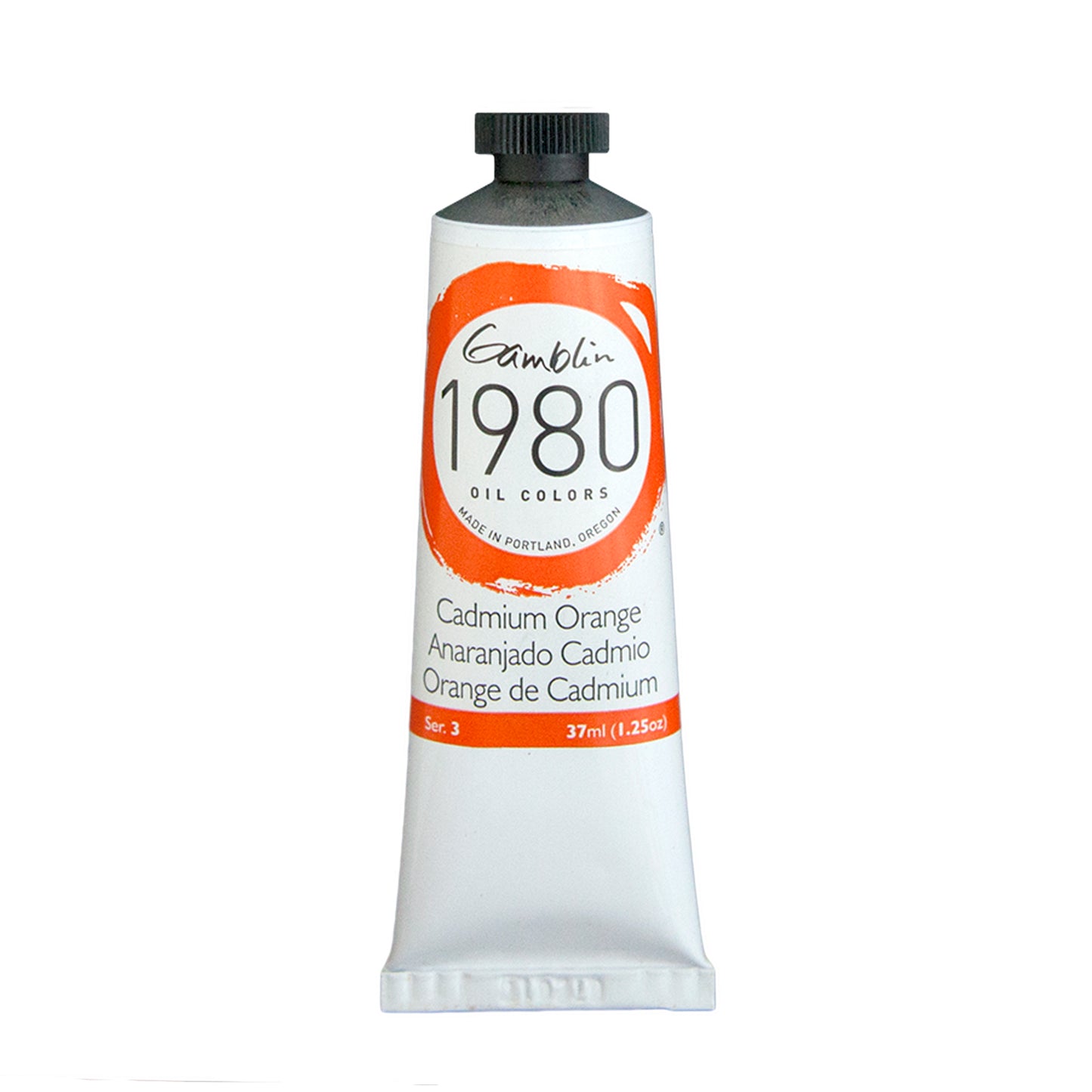 Gamblin 1980 Oil Colour 37ml Series 3 Cadmium Orange