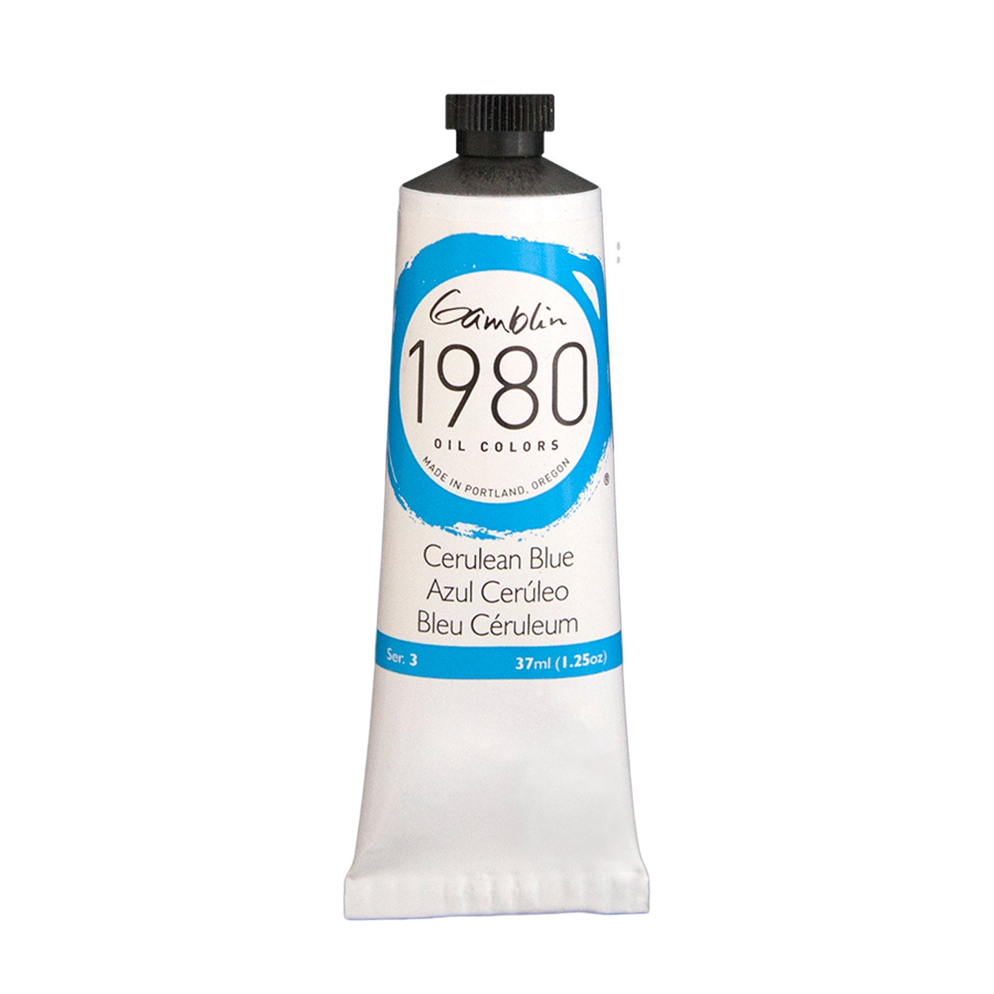 Gamblin 1980 Oil Colour 37ml Series 3 Cerulean Blue