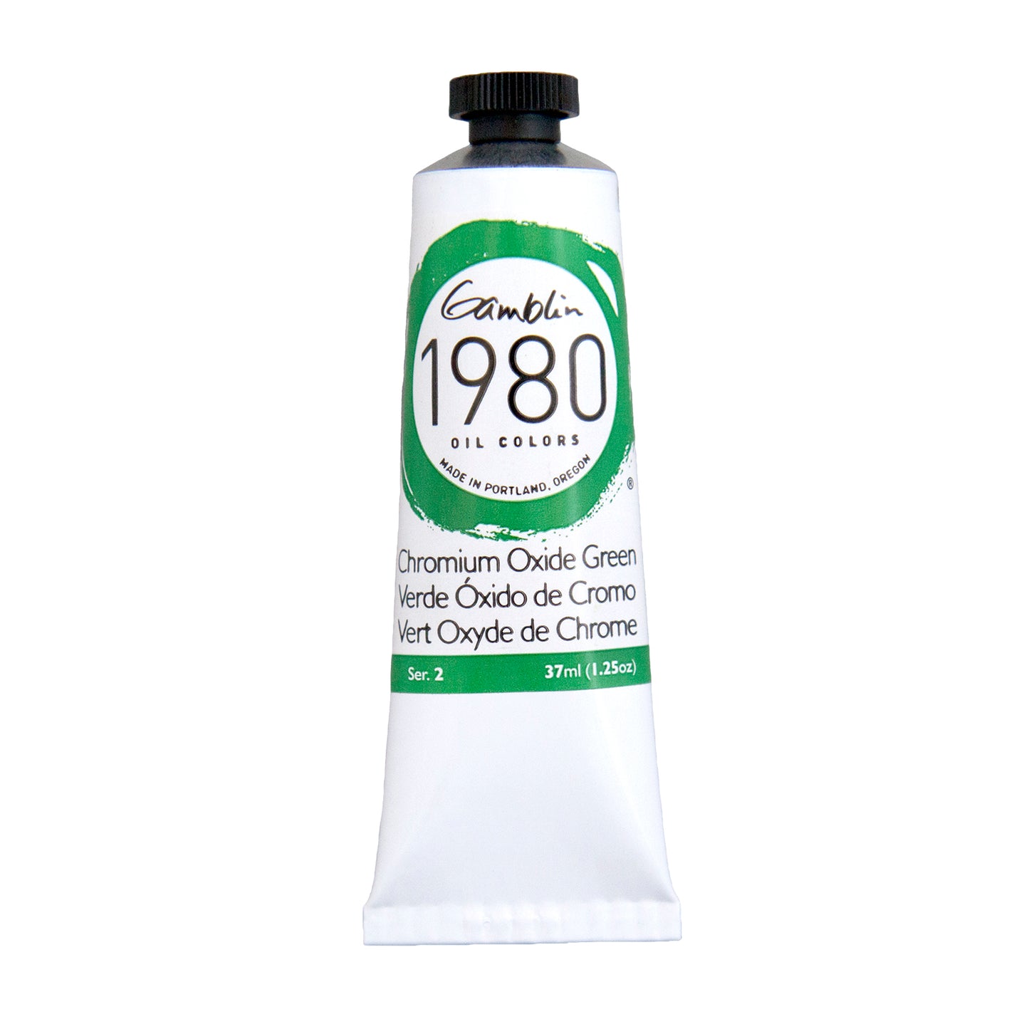 Gamblin 1980 Oil Colour 37ml Series 2 Chromium Oxide Green