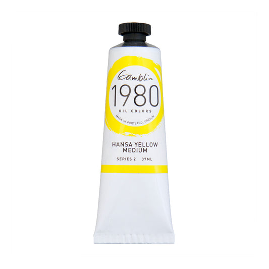 Gamblin 1980 Oil Colour 37ml Series 2 Hansa Yellow Medium
