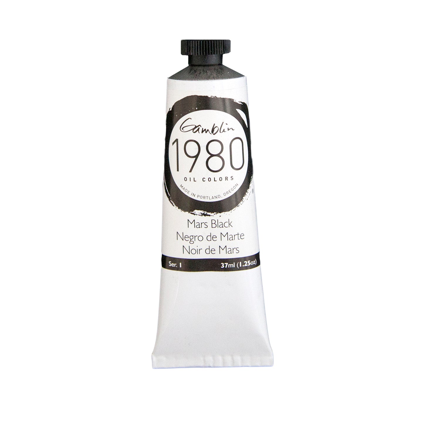 Gamblin 1980 Oil Colour 37ml Series 1 Mars Black