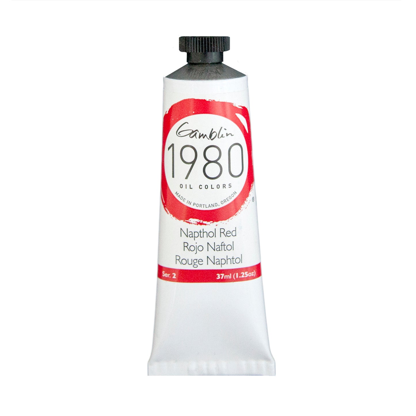 Gamblin 1980 Oil Colour 37ml Series 2 Napthol Red
