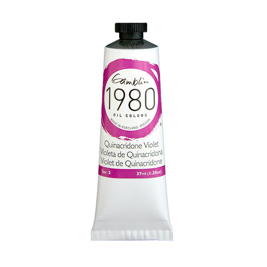 Gamblin 1980 Oil Colour 37ml Series 2 Quinacridone Violet