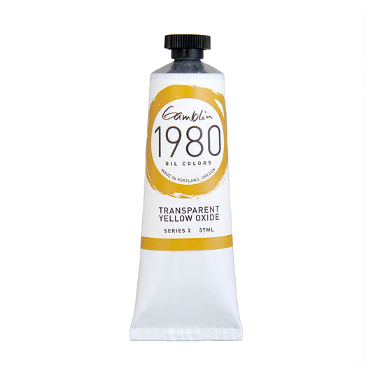 Gamblin 1980 Oil Colour 37ml Series 2 Transparent Yellow Oxide
