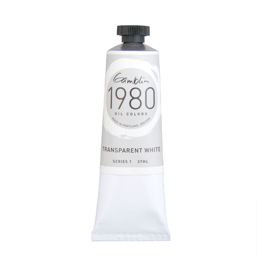 Gamblin 1980 Oil Colour 37ml Series 1 Transparent White