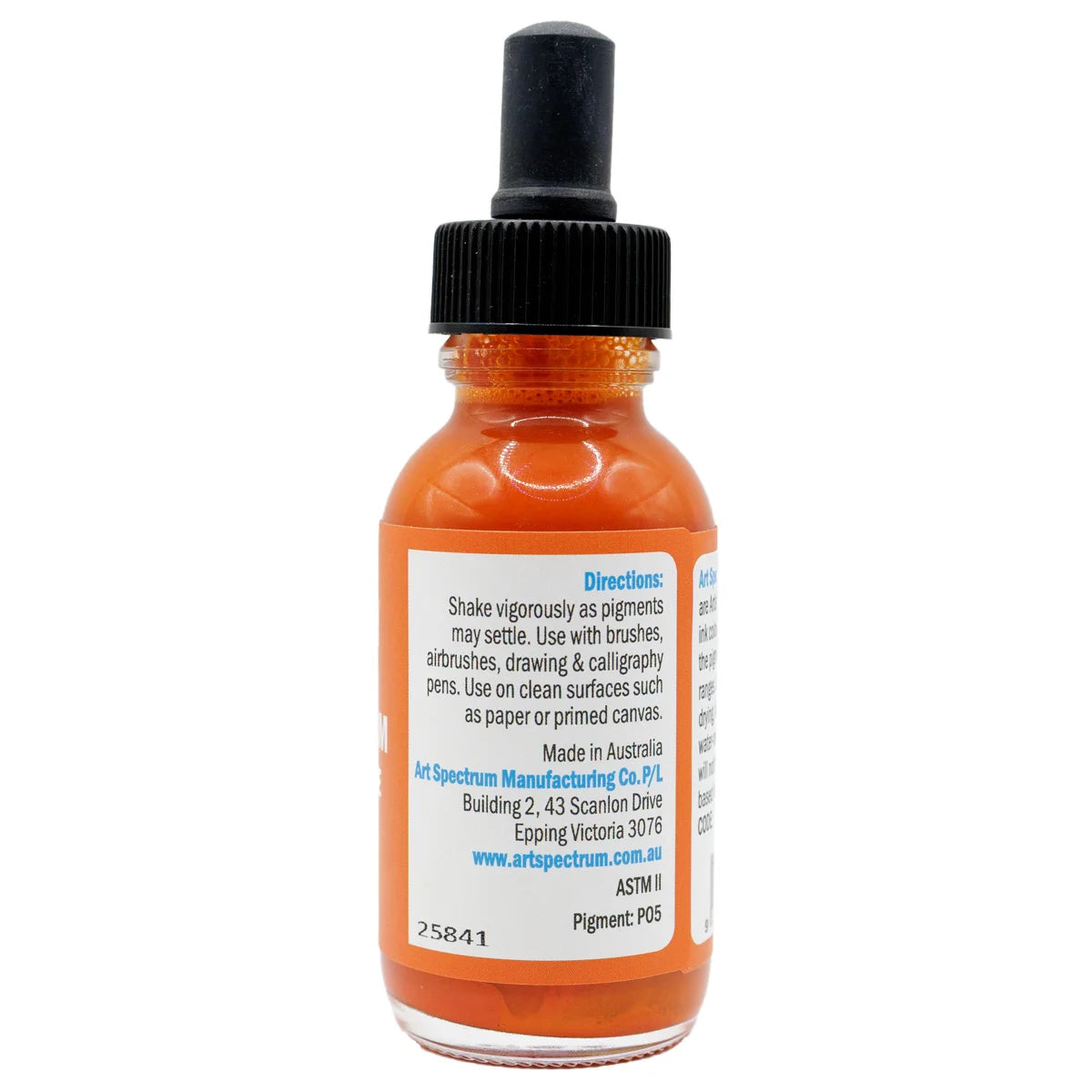 Art Spectrum Liquid Spectrum Ink 50ml Spectrum Orange