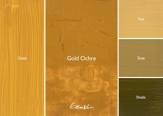 Gamblin Artist Oil 37ml Series 1 Gold Ochre