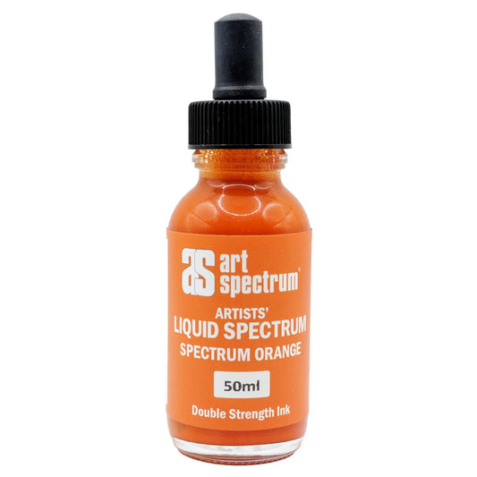 Art Spectrum Liquid Spectrum Ink 50ml Spectrum Orange