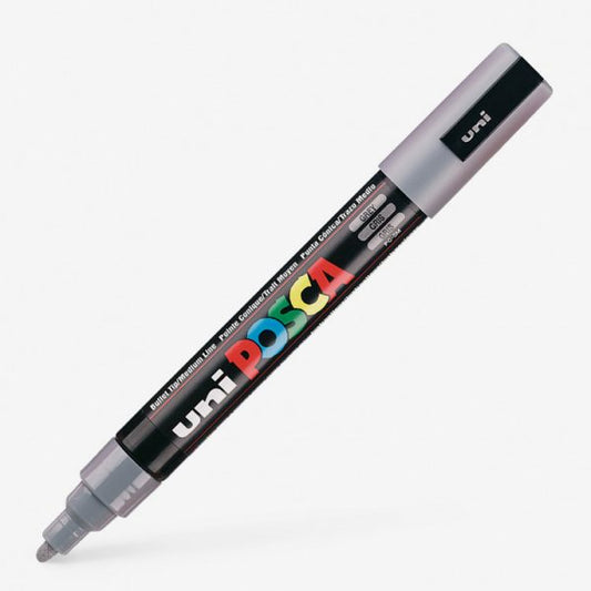 Uni Posca PC-5M Bullet Tip 2.5mm Grey