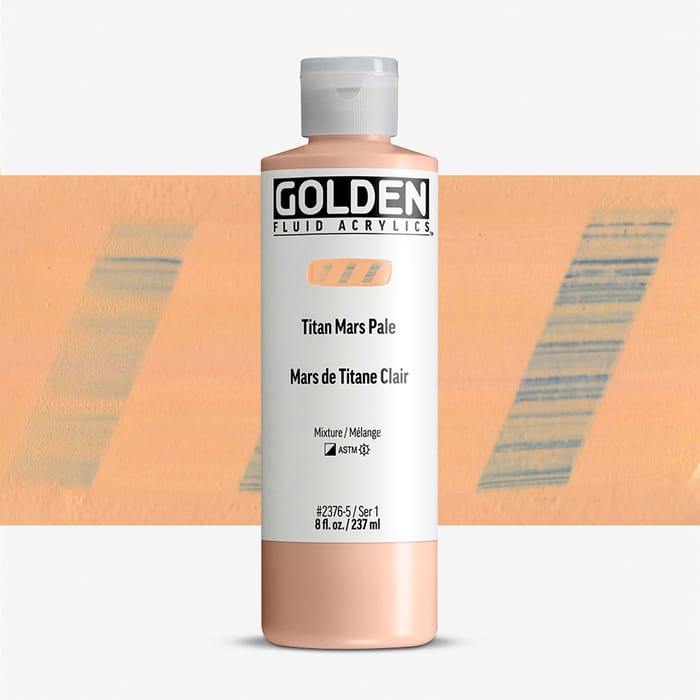 Golden Fluid Acrylic 237ml Titan Mars Pale