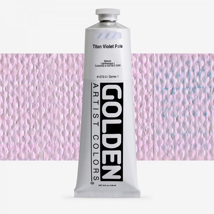 Golden Heavy Body Acrylic 148ml Titan Violet Pale