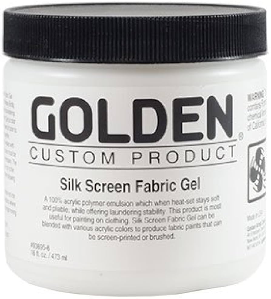 Golden Silkscreen Fabric Gel 473ml