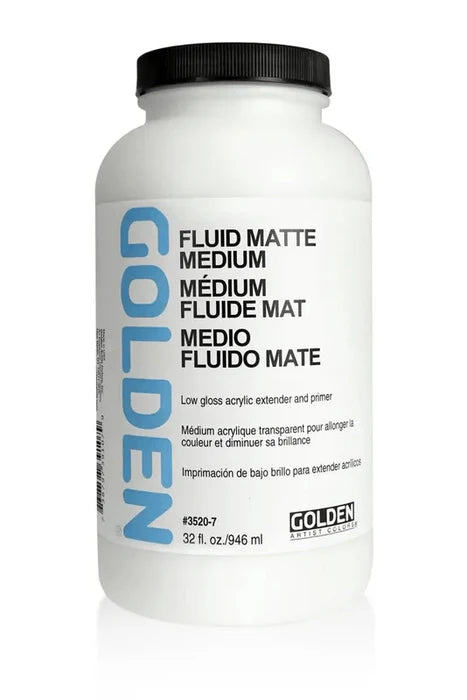 Golden Fluid Matte Medium 946ml