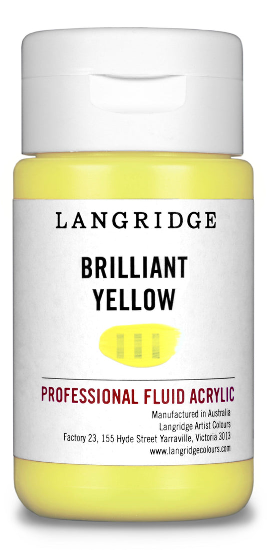 Langridge Fluid Acrylic 125ml Series 2 Brilliant Yellow