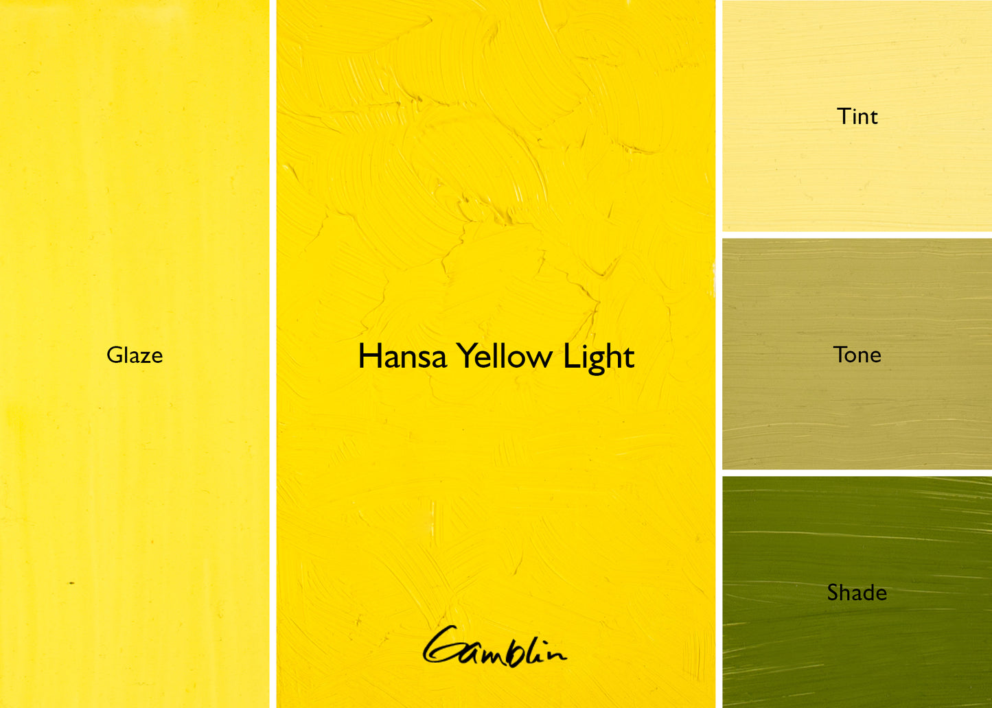 Gamblin 1980 Oil Colour 150ml Hansa Yellow Light