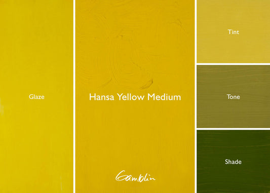 Gamblin Artist Oil 37ml Series 3 Hansa Yellow Medium