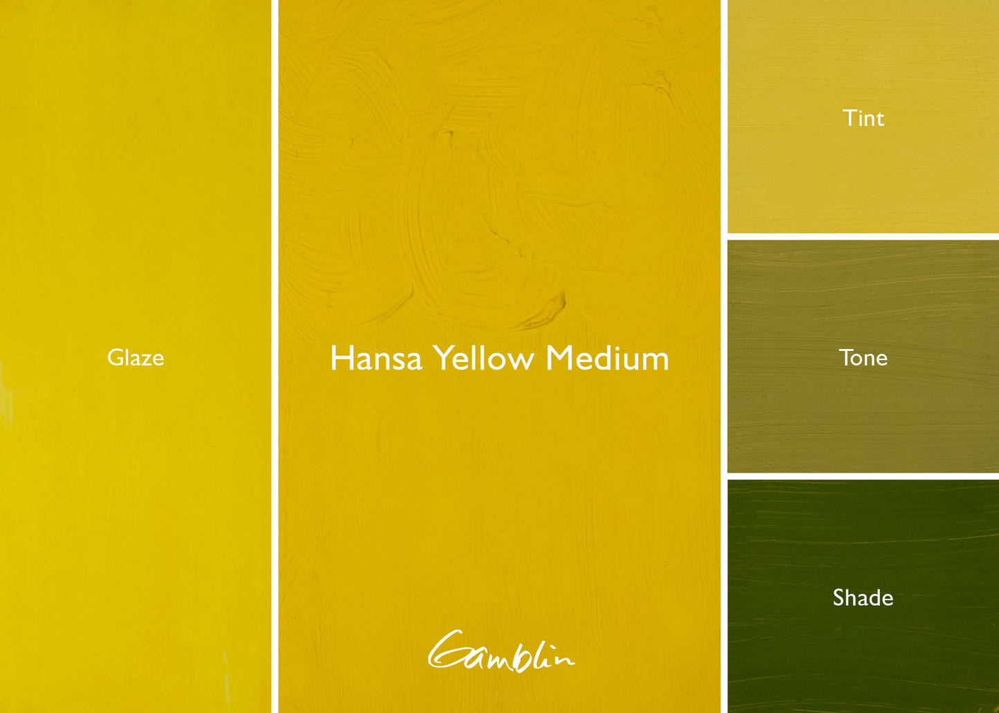 Gamblin 1980 Oil Colour 150ml Hansa Yellow Medium