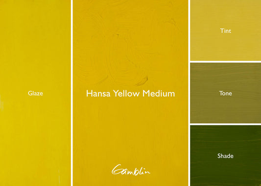 Gamblin 1980 Oil Colour 37ml Series 2 Hansa Yellow Medium