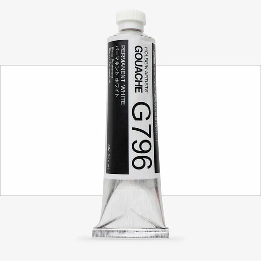 Holbein Artists Designer Gouache 60ml Permanent White