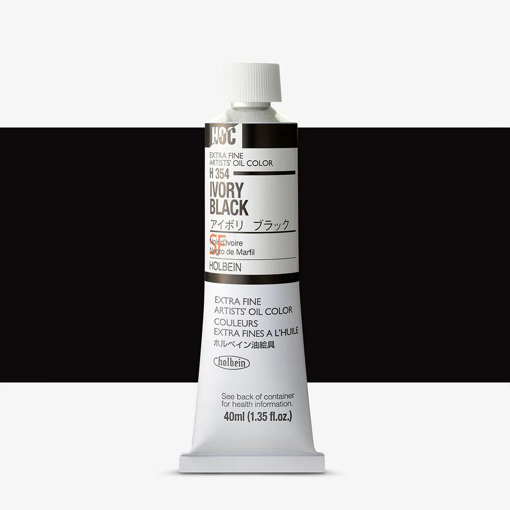 Holbein Artists' Oil 40ml 354 Ivory Black