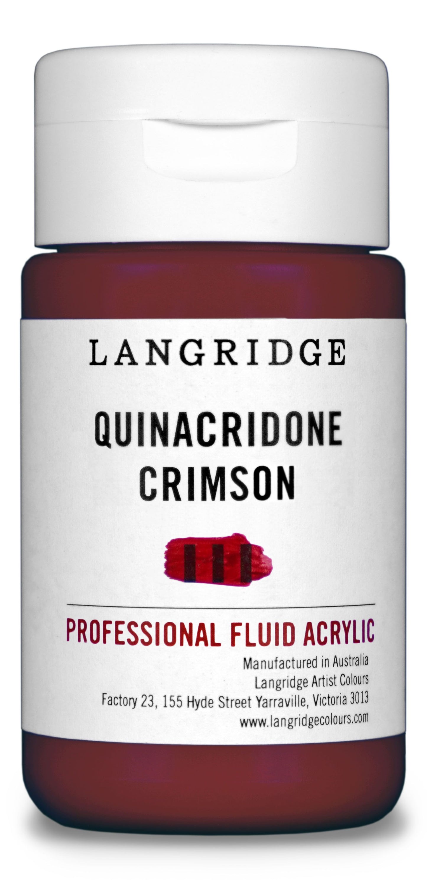 Langridge Fluid Acrylic 125ml Series 5 Quinacridone Crimson