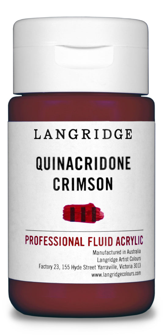 Langridge Fluid Acrylic 125ml Series 5 Quinacridone Crimson