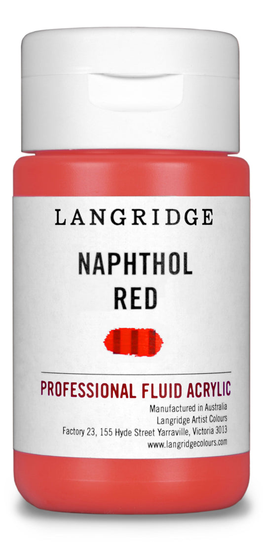 Langridge Fluid Acrylic 125ml Series 3 Naphthol Red