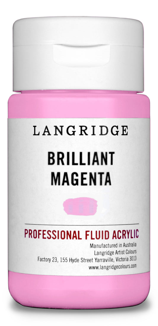 Langridge Fluid Acrylic 125ml Series 2 Brilliant Mangenta