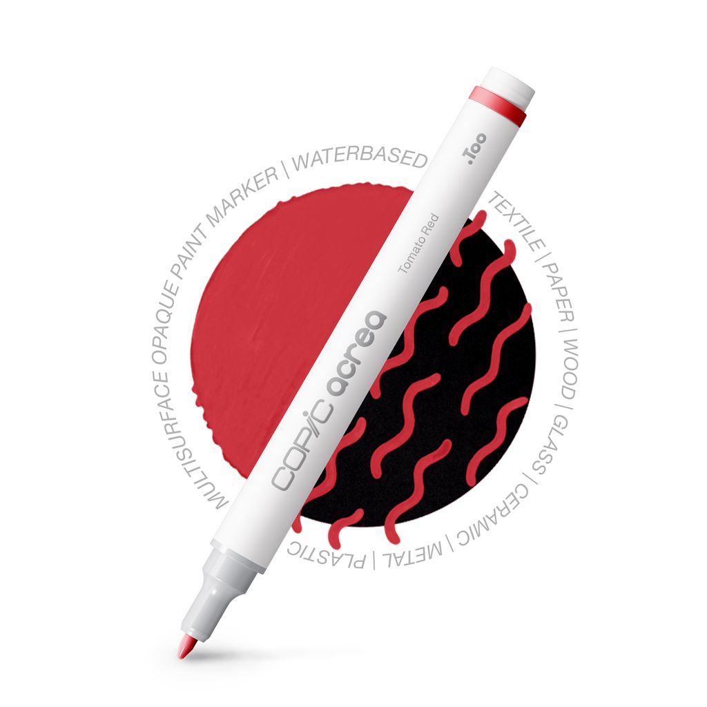 Copic Acrea Paint Marker Tomato Red