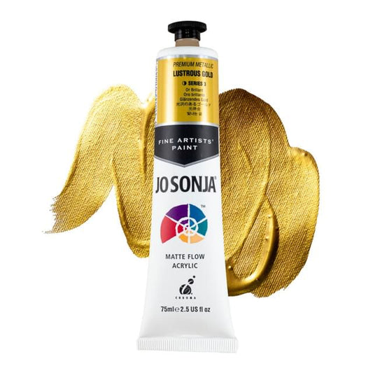 Jo Sonja's Artists' Colour 75ml Metallic Lustrous Gold