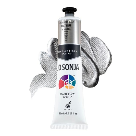 Jo Sonja's Artists' Colour 75ml Metallic Platinum