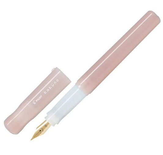 Pilot Kakuno Madoromi Medium Fountain Pen Light Pink