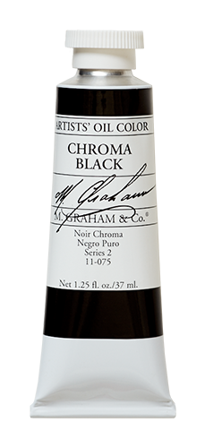 M Graham Oil 37ml Series 2 Chroma Black  (Online Only)