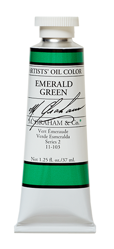 M Graham Oil 37ml Series 2 Emerald Green  (Online Only)