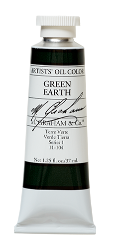 M Graham Oil 37ml Series 1 Green Earth  (Online Only)